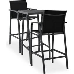 vidaXL 3073572 Outdoor Bar Set, 1 Table incl. 2 Chairs