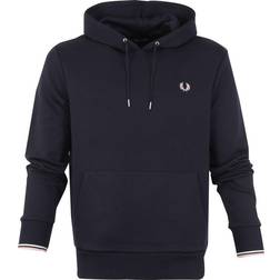 Fred Perry Tipped Hooded Sweatshirt - Navy