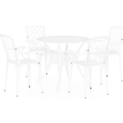 vidaXL 3070612 Bistro Set, 1 Table incl. 4 Chairs