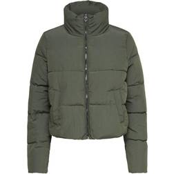 Only Solid Colored Jacket - Green Grey/Grape Leaf