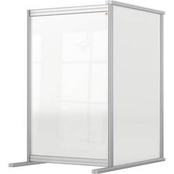 Nobo Premium Plus Clear Acrylic Protective Desk Divider Screen Modular System Extension