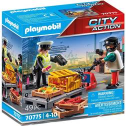 Playmobil City Action Customs Check 70775