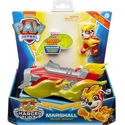 Spin Master Paw Patrol Mighty Pups Charged Up Marshall Deluxe Vehicle