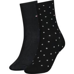 Tommy Hilfiger Dot Classic Socks 2-pack - Black