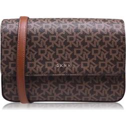 DKNY Bryant Medium Flap Handbag - Mocha/Caramel