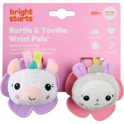 Bright Starts Teether & Rattle Wrist Pale