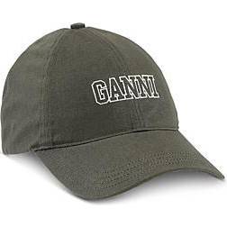 Ganni Software Heavy Cotton Cap - Kalamata