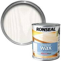 Ronseal Interior Wax Wood Protection White Ash 0.75L