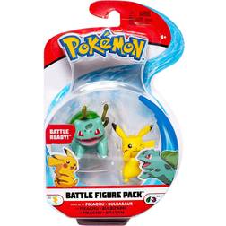 Character Pokémon Battle Figure Pack Pikachu & Bulbasaur