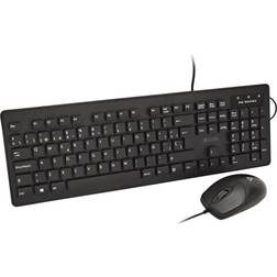 V7 Washable Antimicrobial Keyboard and Mouse Combo Spanish