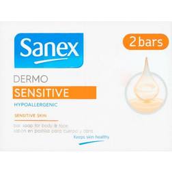 Sanex Dermo Sensitive Sensitive Skin Soap Bar 90g 2-pack