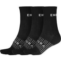 Endura Coolmax Race Socks 3-pack Men - Black