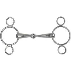 Shires Two Ring Hollow Mouth Gag