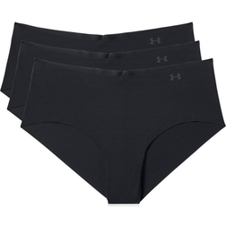Under Armour Pure Stretch Hipster 3-pack - Black/Graphite