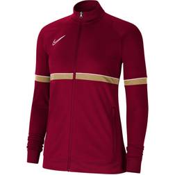Nike Academy 21 Knit Track Training Jacket Women - Team Red/White/Jersey Gold