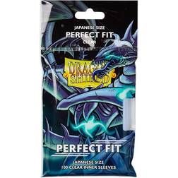 Dragon Shield Perfect Fit Toploaders Clear 100 Inner Clear Sleeves