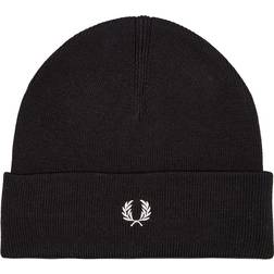 Fred Perry Knitted Beanie - Black