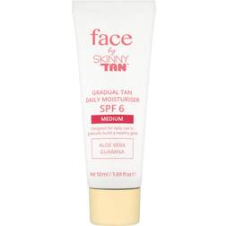 Skinny Tan Face Daily Gradual Tan SPF6 Medium 50ml