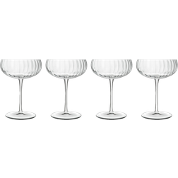 Luigi Bormioli Optica Champagne Glass 30cl 4pcs
