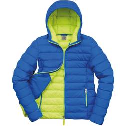 Result Women's Snow Bird Hooded Jacket - Blue/Lime
