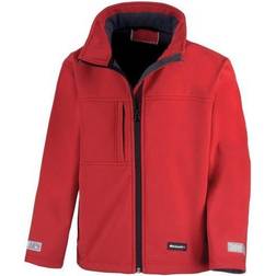 Result Kid's Classic 3 Layer Softshell Jacket - Red