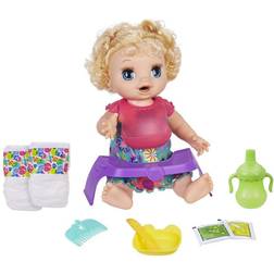 Hasbro Baby Alive Happy Hungry Baby Blond Curly Hair Doll
