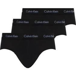 Calvin Klein Cotton Stretch Hip Brief 3-pack - Black WB
