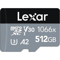 LEXAR Professional microSDXC Class 10 UHS-I U3 V30 A2 1066x 512GB