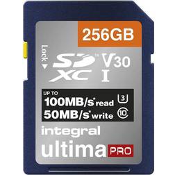 Integral UltimaPro Premium SDXC Class 10 UHS-I U3 V30 A1 100/90MB/s 256GB