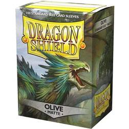 Dragon Shield Matte Olive 100 Standard Sleeves