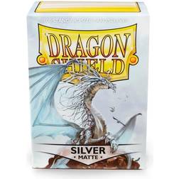 Dragon Shield Matte Silver 100 Standard Sleeves