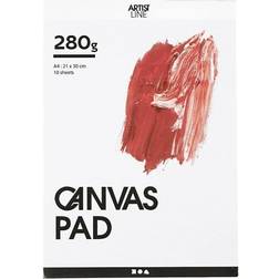 Creativ Company Artist Line Canvas Pad A4 280g 10 sheets