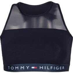 Tommy Hilfiger Mesh Panel Bralette - Navy Blazer