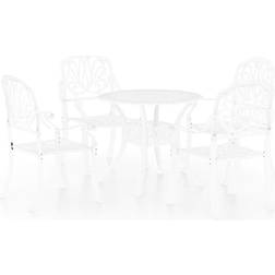 vidaXL 3070603 Bistro Set, 1 Table incl. 4 Chairs