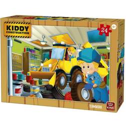 King Kiddy Construction Teamwork 24 Pieces