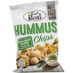 Eat Real Sour Cream & Chive Hummus Chips 135g