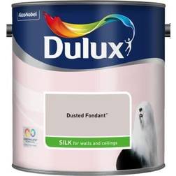 Dulux Silk Standard Emulsion Dusted Fondant Wall Paint, Ceiling Paint Dusted Fondant 2.5L