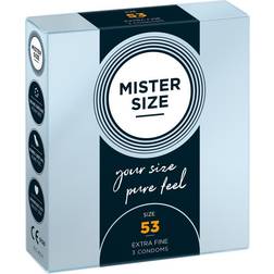 Mister Size Pure Feel 53mm 3-pack