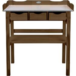 Esschert Design Potting Table with Drawers