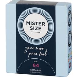 Mister Size Pure Feel 64mm 3-pack