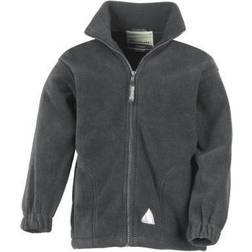 Result Kid's Full Zip Active Anti Pilling Fleece Jacket - Oxford Grey