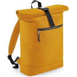 BagBase Recycled Roll-Top Backpack - Mustard