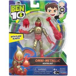 Playmates Toys Ben 10 Omni Metallic Heatblast