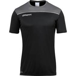 Uhlsport Offense 23 Poly T-shirt Unisex - Black/Anthracite/White