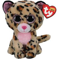 TY Livvie Leopard Beanie Boo 24cm