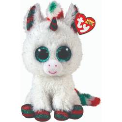 TY Beanie Boo Snowfall the Unicorn Christmas 15cm