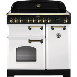 Rangemaster CDL90EIWH/B Classic Deluxe 90cm Electric Induction White