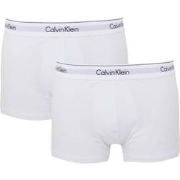 Calvin Klein Modern Cotton Trunks 2-pack - White