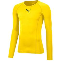Puma Liga Long Sleeve Baselayer Men - Yellow