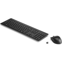 HP Wireless Rechargeable 950MK Mouse and Keyboard (Nordic)